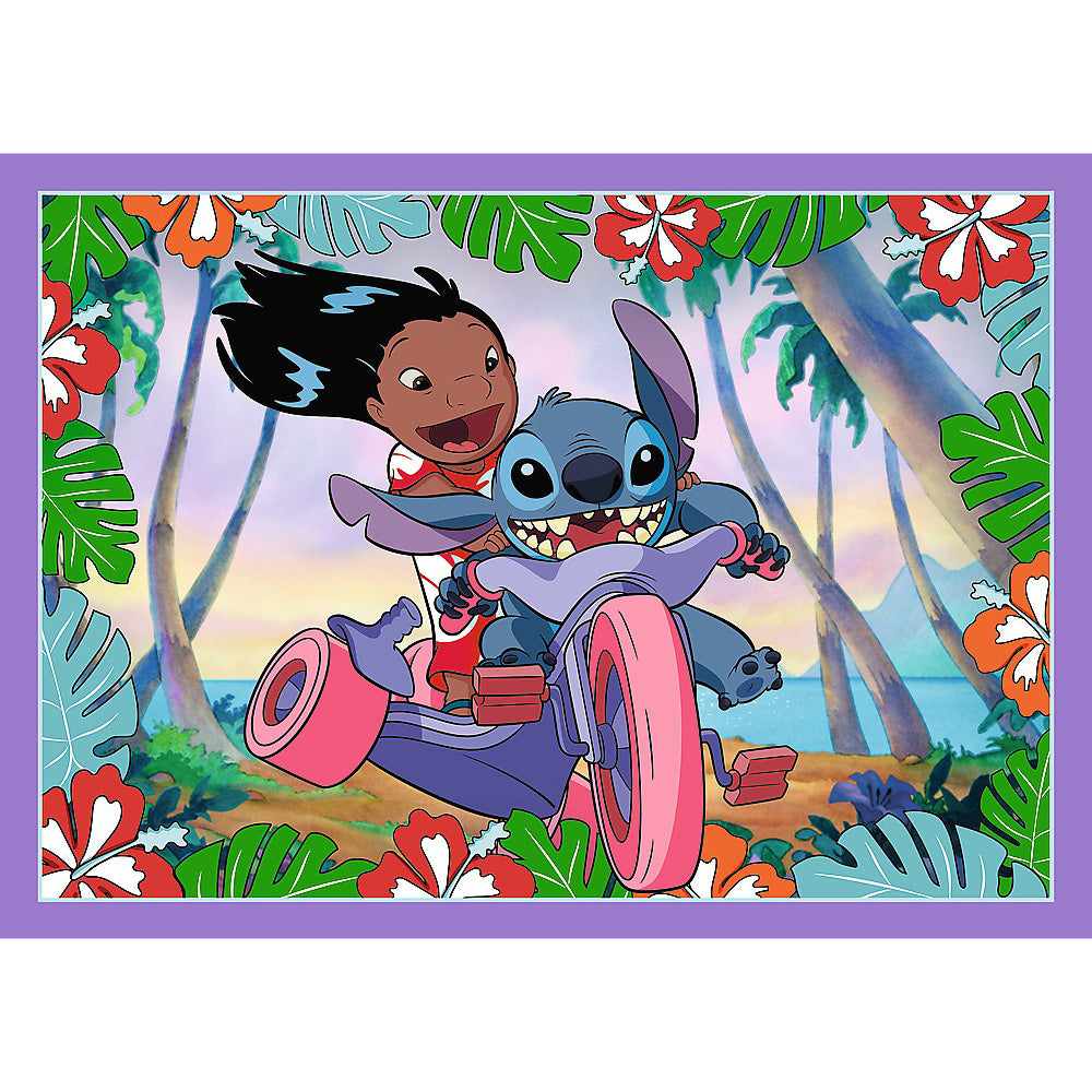 Trefl Puzzle 4 In 1 Disney Lilo & Stitch (54/48/35/70 Τμχ)